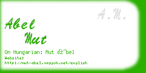 abel mut business card
